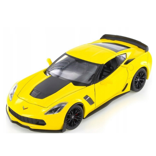 Chevrolet Corvette 1:24 Welly – Mașină Metalică de Colecție cu Detalii Realiste