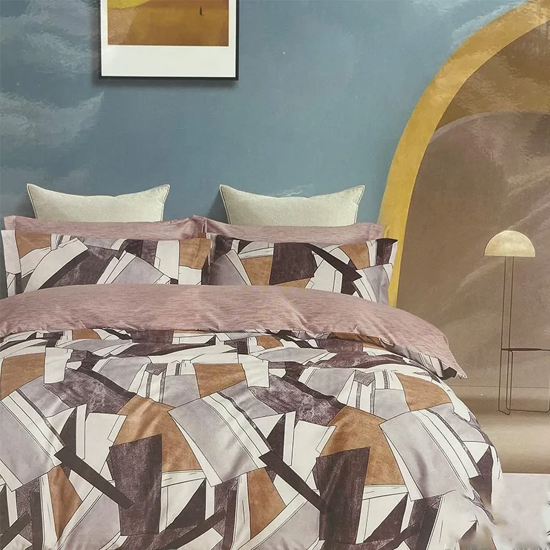 Set Lenjerie de Pat 4 Piese - Satin, 50x70 cm, 200x230 cm, 230x250 cm