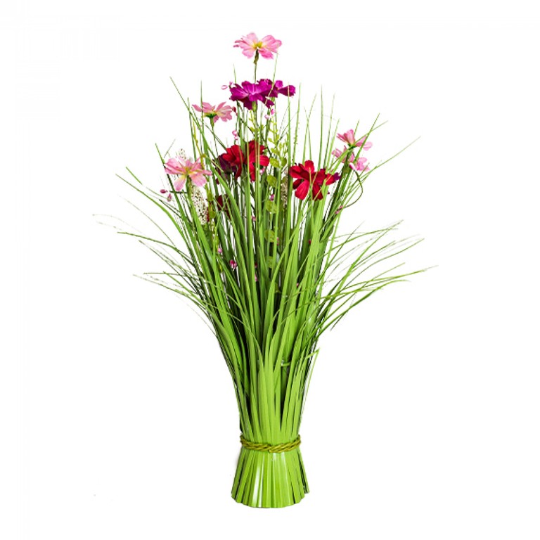 Cosmeia roz în snop 50 cm - Flori artificiale pentru decor elegant