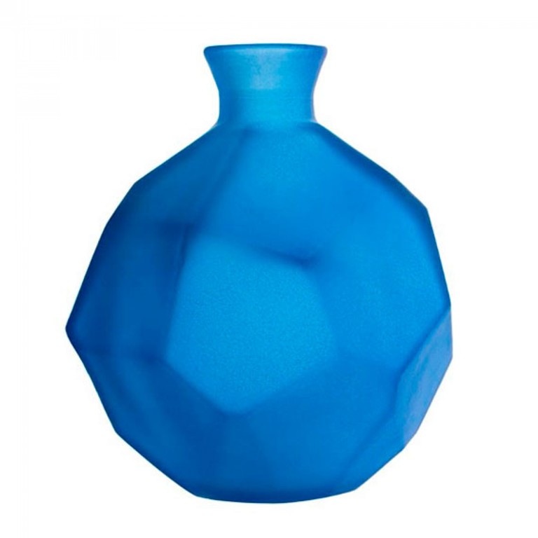Vază ORIGAMI 18 cm San Miguel – Sticlă reciclată, design modern