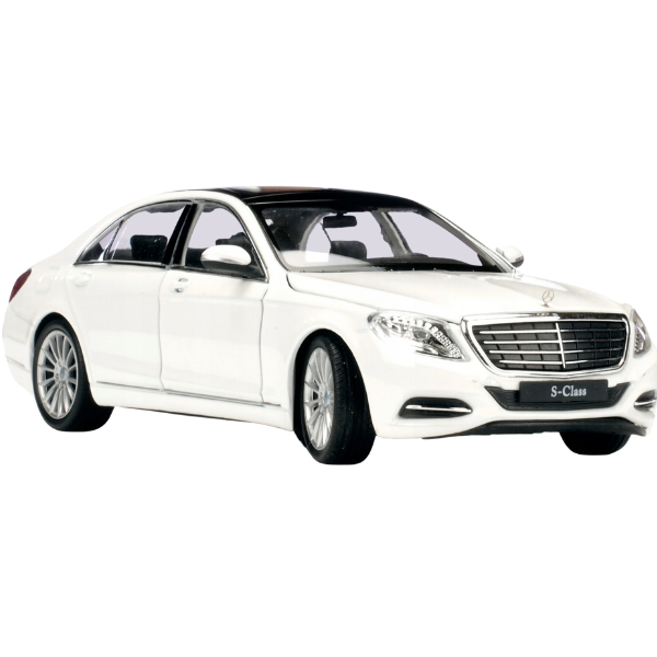 Mașină de colecție MERCEDES BENZ S-CLASS 1:24 Welly – model realist metalic