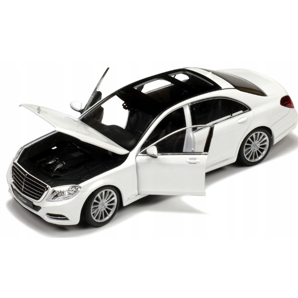 Mașină de colecție MERCEDES BENZ S-CLASS 1:24 Welly – model realist metalic