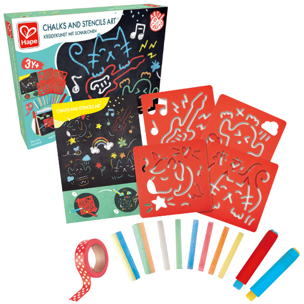 Set pentru desen și creativitate „Desenare cu creta” – Fă-ți copilul un mic artist
