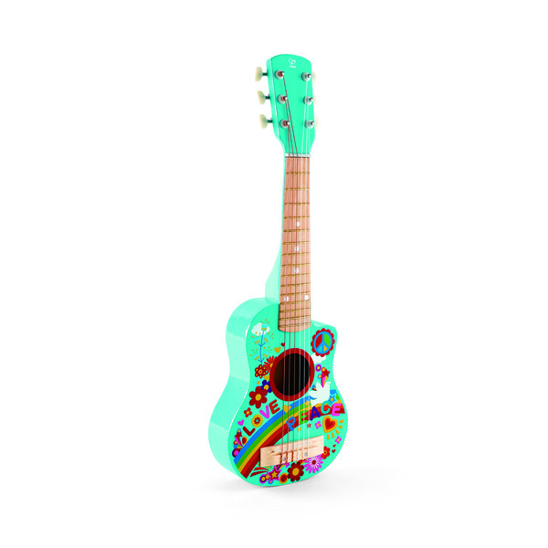 Chitara Boho Hape — Jucărie muzicală pentru copii cu corzi din nailon