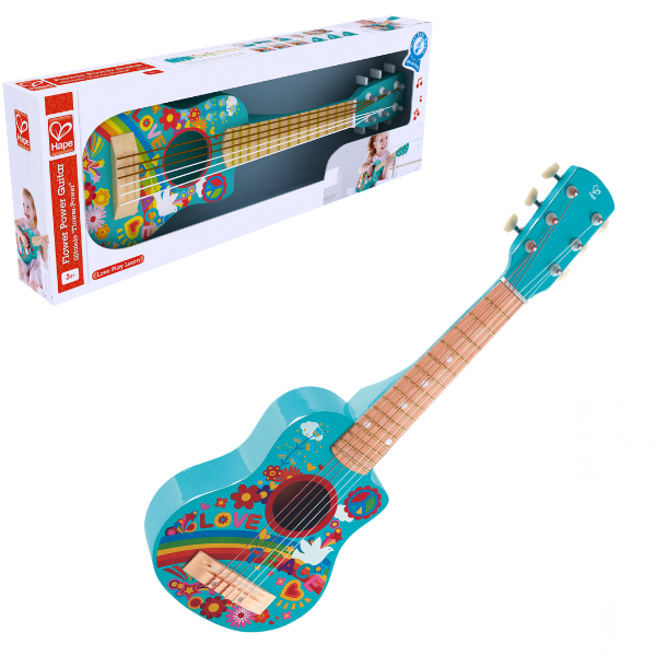 Chitara Boho Hape — Jucărie muzicală pentru copii cu corzi din nailon