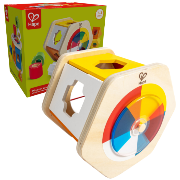 Сортировщик форм из дерева Hape — Развивающая игрушка для детей