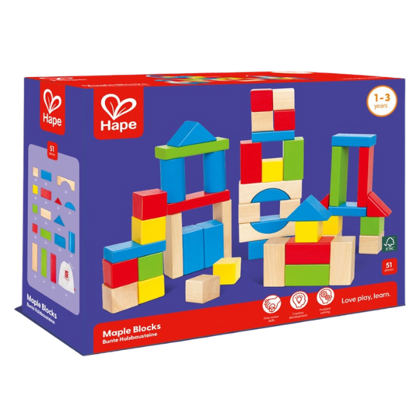 Конструктор из дерева Hape — Развивающая игрушка для детей