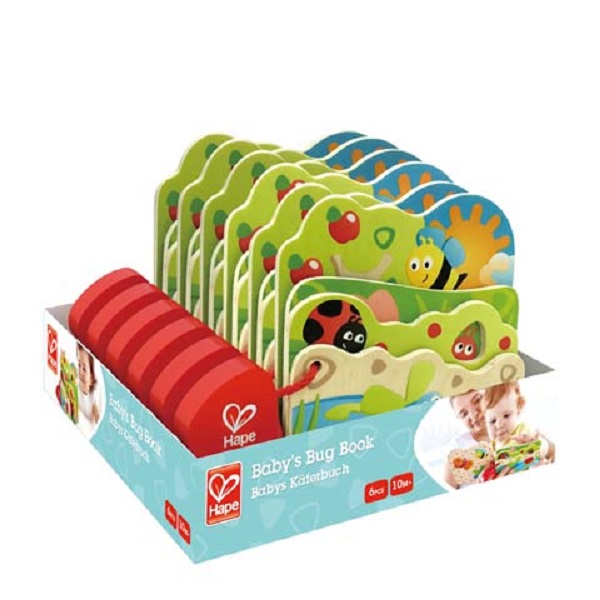 Cărțulie de lemn pentru copii – „Insecte” Hape