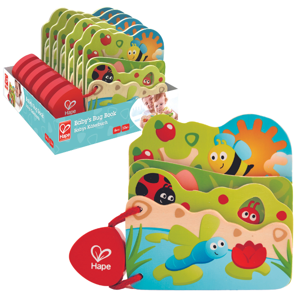 Cărțulie de lemn pentru copii – „Insecte” Hape