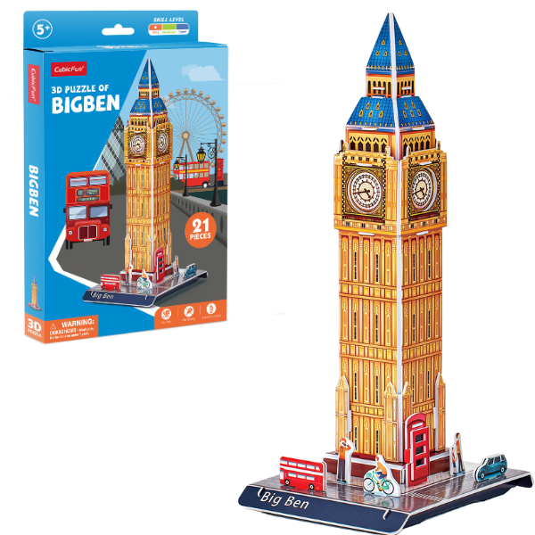Puzzle 3D „Big Ben” – Învățătură și Distracție pentru Toată Familia