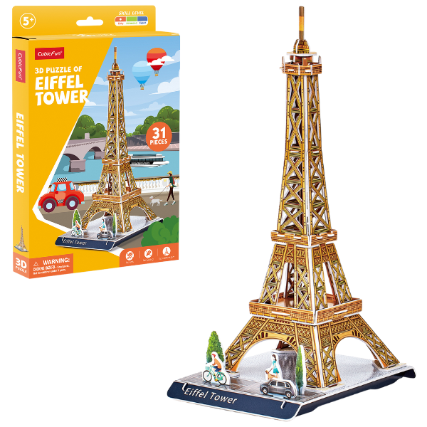 Puzzle 3D „Turnul Eiffel” – Călătorie Educațională în Paris pentru Toată Familia