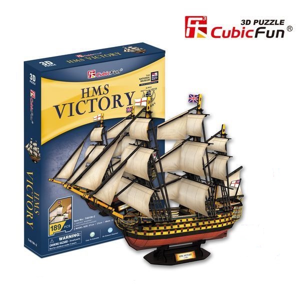Puzzle 3D „Vas de Război HMS Victory” – O Lecție Istorică pentru Toată Familia