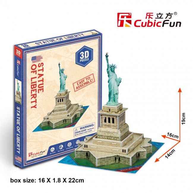 3D Пазл «Статуя Свободы» – Увлекательная игра для всей семьи