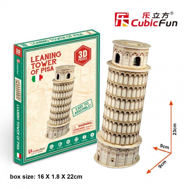 Puzzle 3D „Turnul din Pisa” – Creați propria replică a celebrului monument