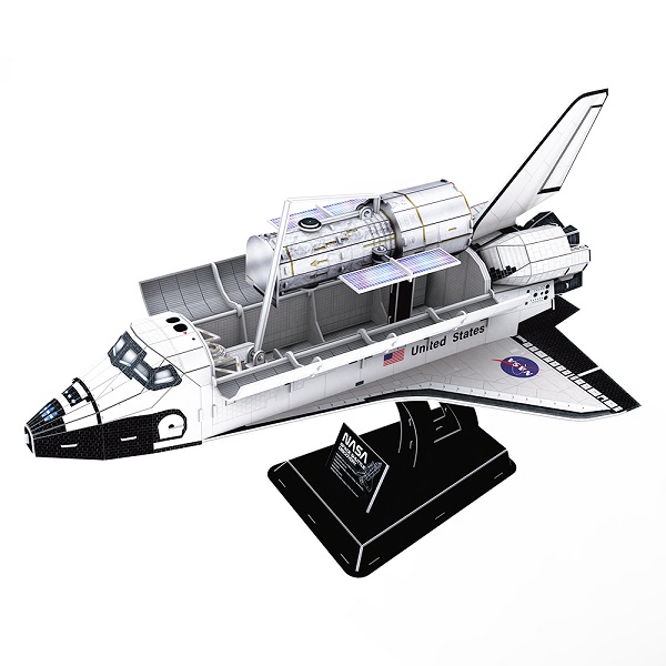 Puzzle 3D Navă Spațială „Discovery”, 126 Piese – Model NASA Realist de la CubicFun