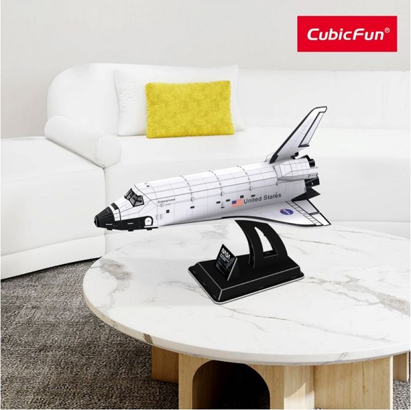 Puzzle 3D Navă Spațială „Discovery”, 126 Piese – Model NASA Realist de la CubicFun
