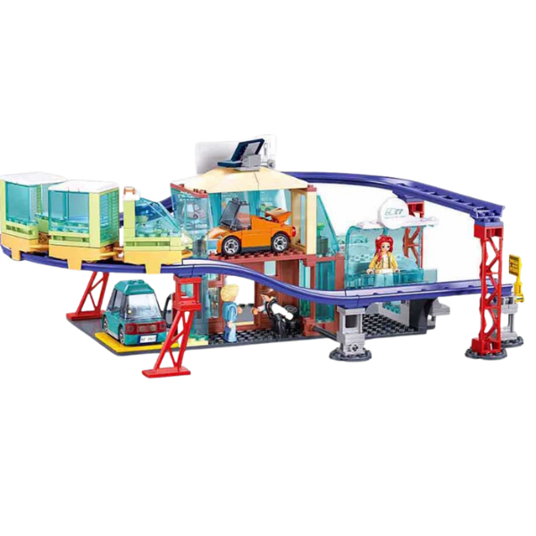 Set construcție Vehicul nou cu energie – 379 piese, educativ, seria Metropolis, oraș ecologic