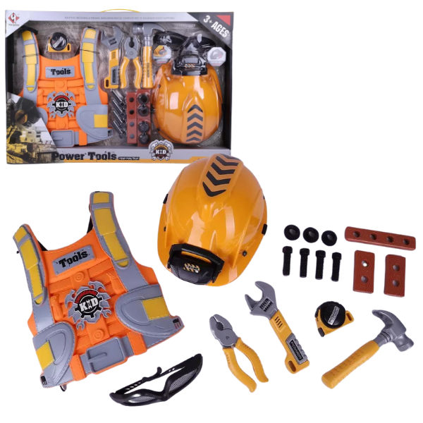 Set de unelte pentru copii „Mâini dibace” – Set complet de unelte pentru micii constructori