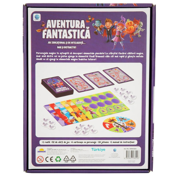 Joc de societate „Aventură Magică” – Căutarea elementelor pierdute