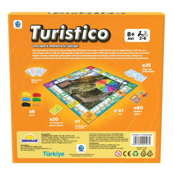 Joc de societate „Turistico” – Descoperă România jucând! | Smile Games