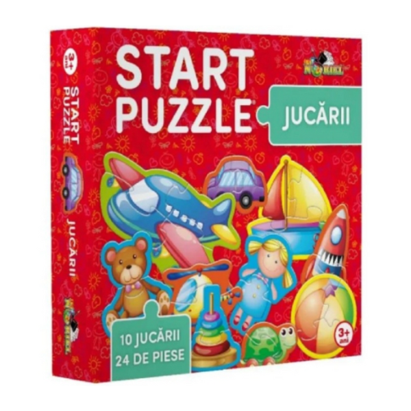 Puzzle educativ 4 în 1 „Jucării” – Smile Games