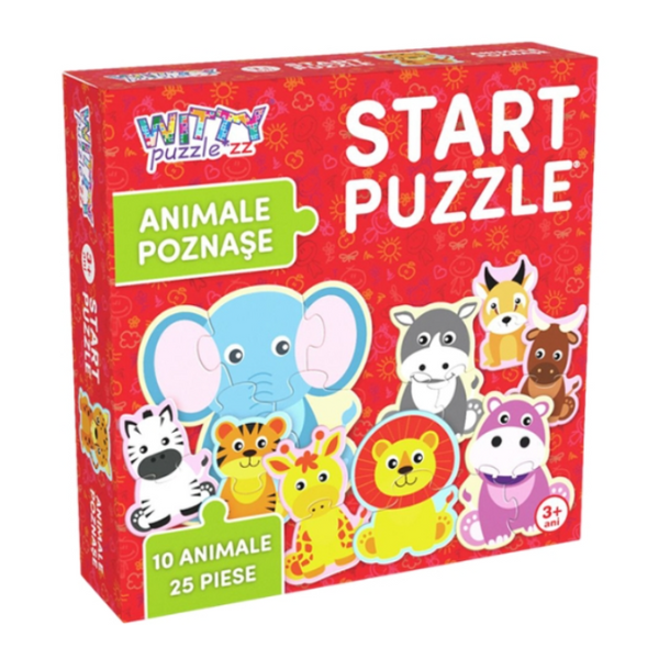🧩 Puzzle educativ – Animale sălbatice | Smile Games