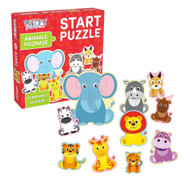 🧩 Puzzle educativ – Animale sălbatice | Smile Games