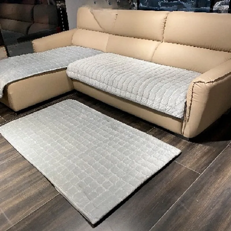 Set cuvertură protectoare pentru sofa (2 buc) + covoraș – 90x160 / 90x210 cm – Protecție și stil pentru canapea