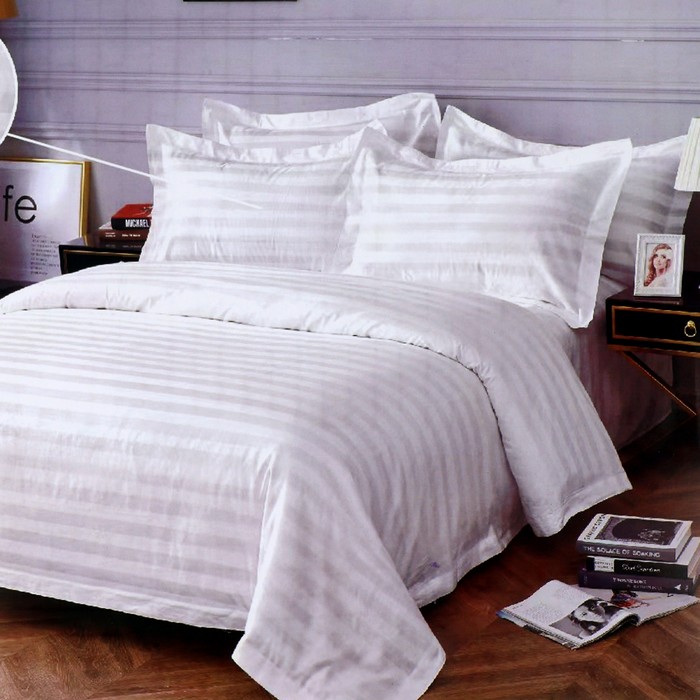 Set lenjerie de pat COMFORT, 4 piese, Bumbac, 200x230 cm, Diverse Culori