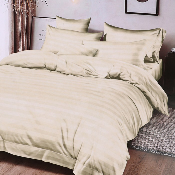Set lenjerie de pat COMFORT, 4 piese, Bumbac, 200x230 cm, Diverse Culori