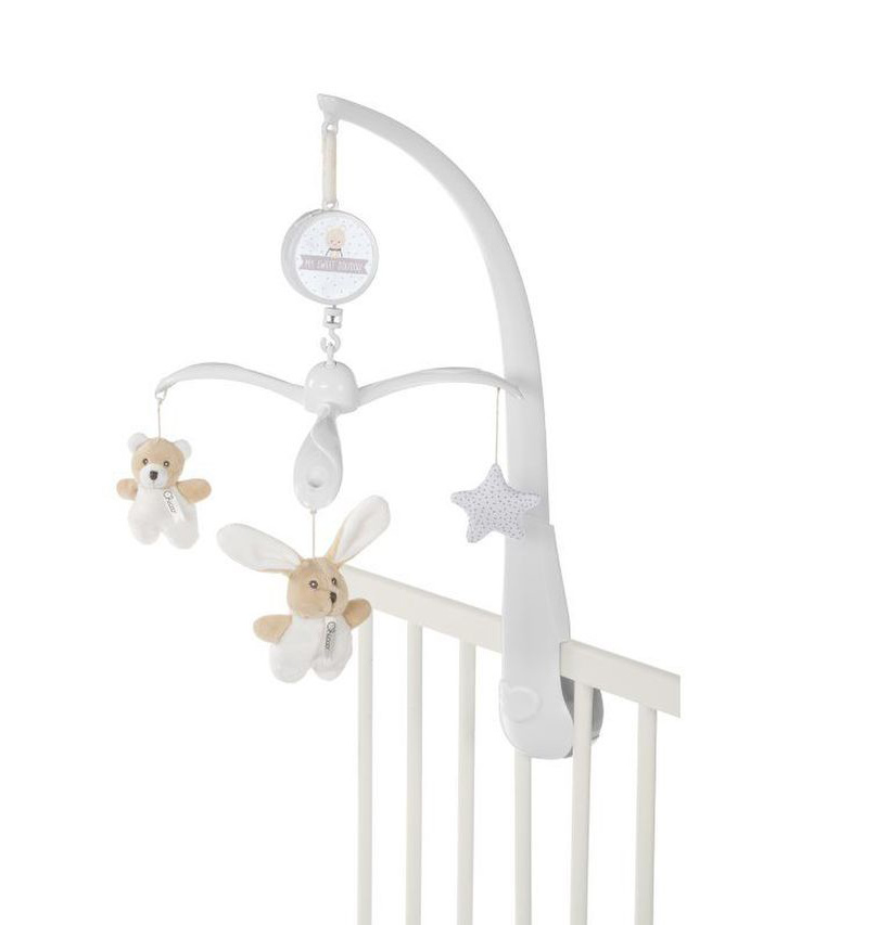 Chicco Carusel muzical Bear&Bunny, 0luni+ 97140