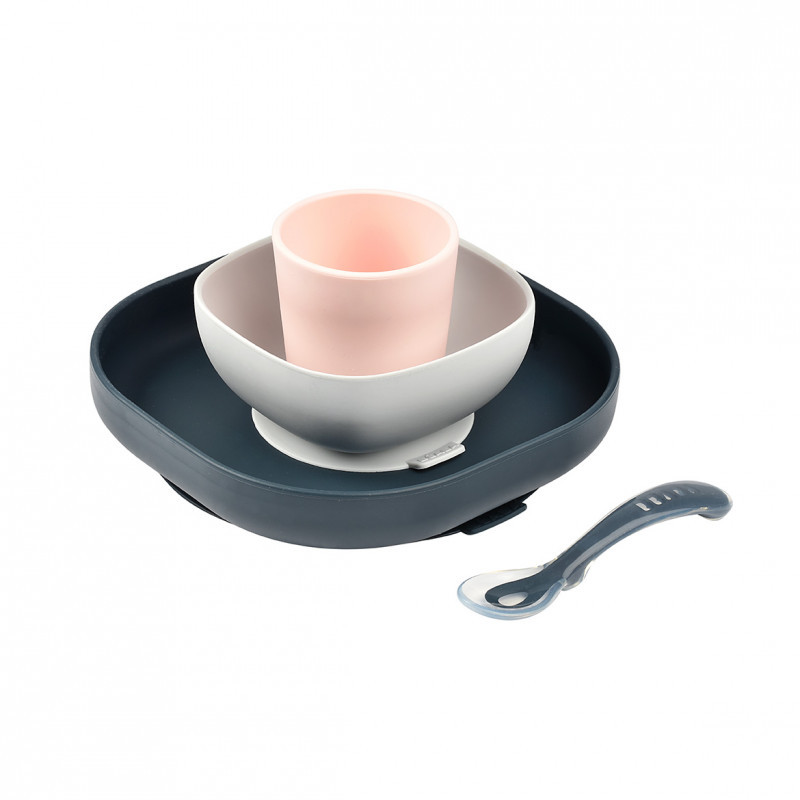 Beaba Set de masa silicon 4 piese Night Blue B913506