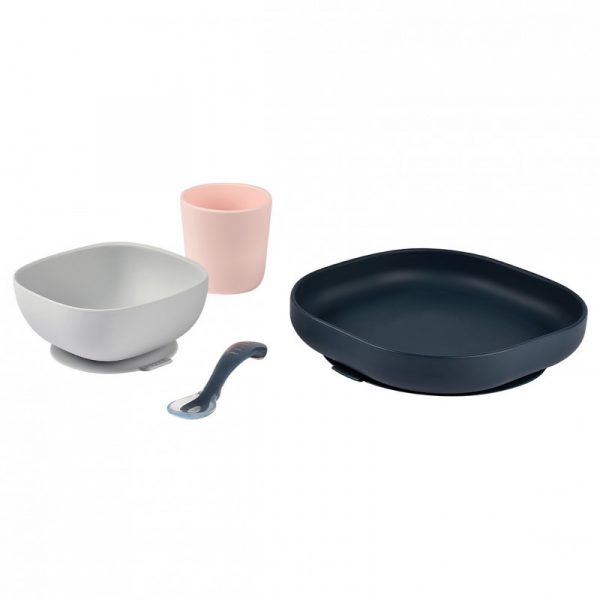 Beaba Set de masa silicon 4 piese Night Blue B913506