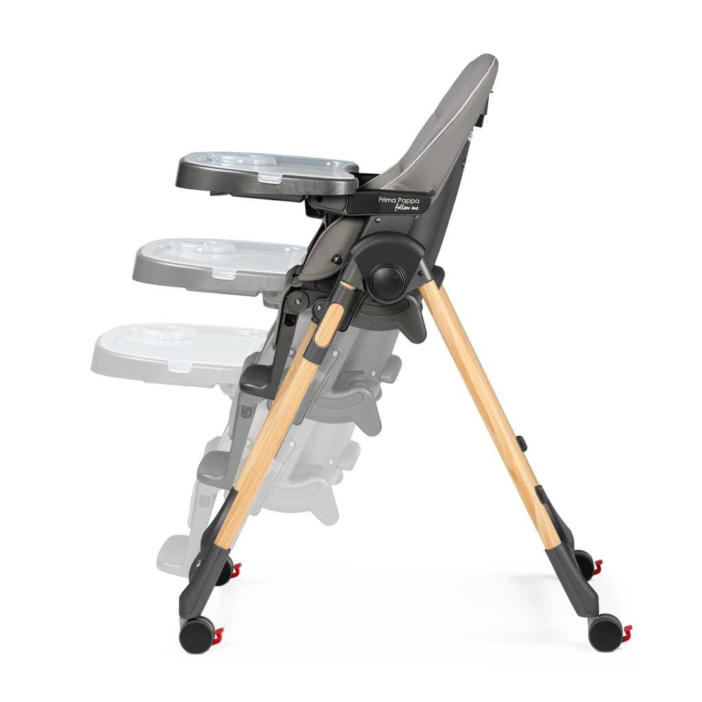 Scaun de masa Prima Pappa Follow Me Ambiance Ice,  Peg Perego 