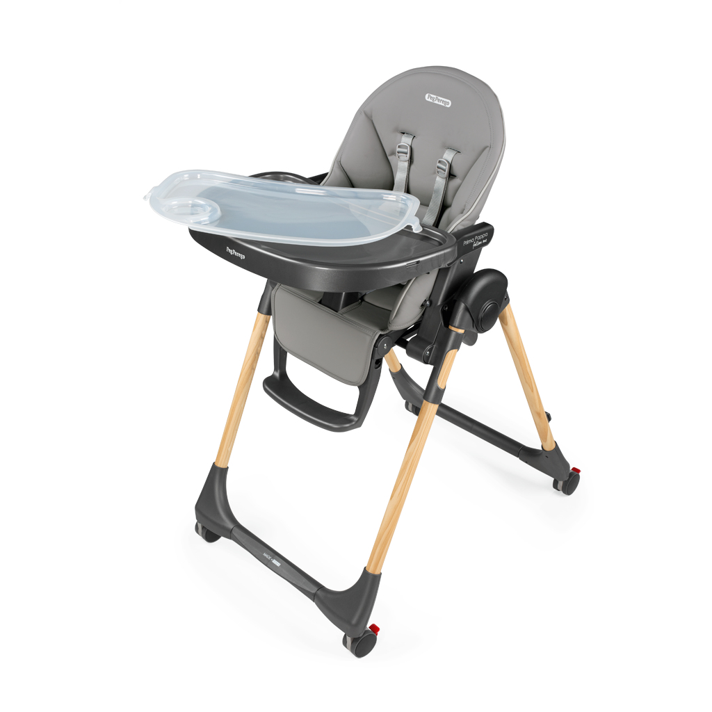 Scaun de masa Prima Pappa Follow Me Ambiance Ice,  Peg Perego 