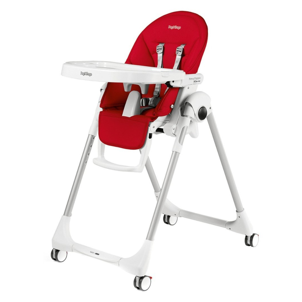 Scaun de masa Prima Pappa Follow me Fragola, Peg Perego 