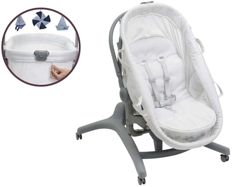 Cosulet multifunctional 5 in 1 Chicco Baby Hug Pro, White Cream, 0luni+