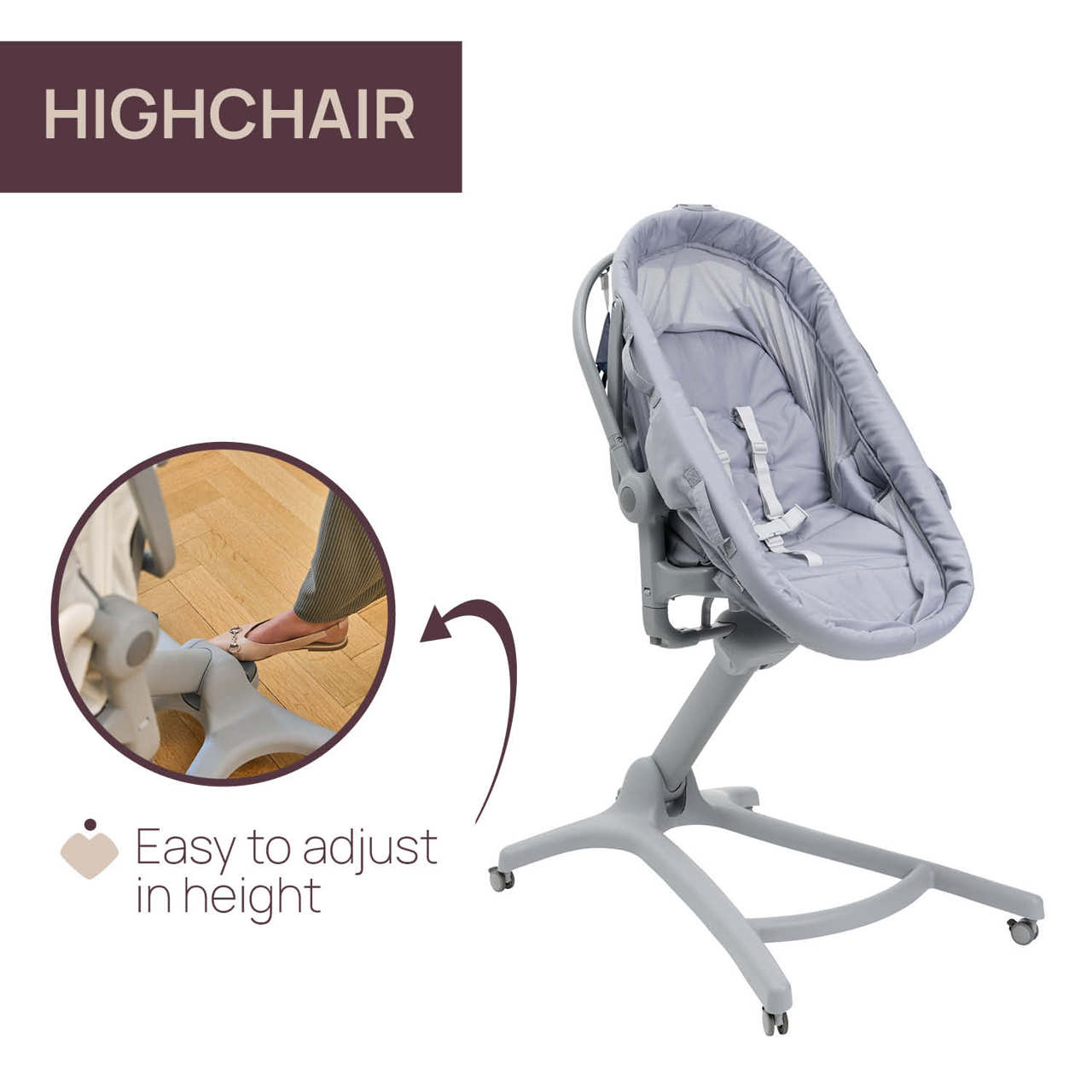 Cosulet multifunctional 5 in 1 Chicco Baby Hug Pro, Earl Grey, 0luni+