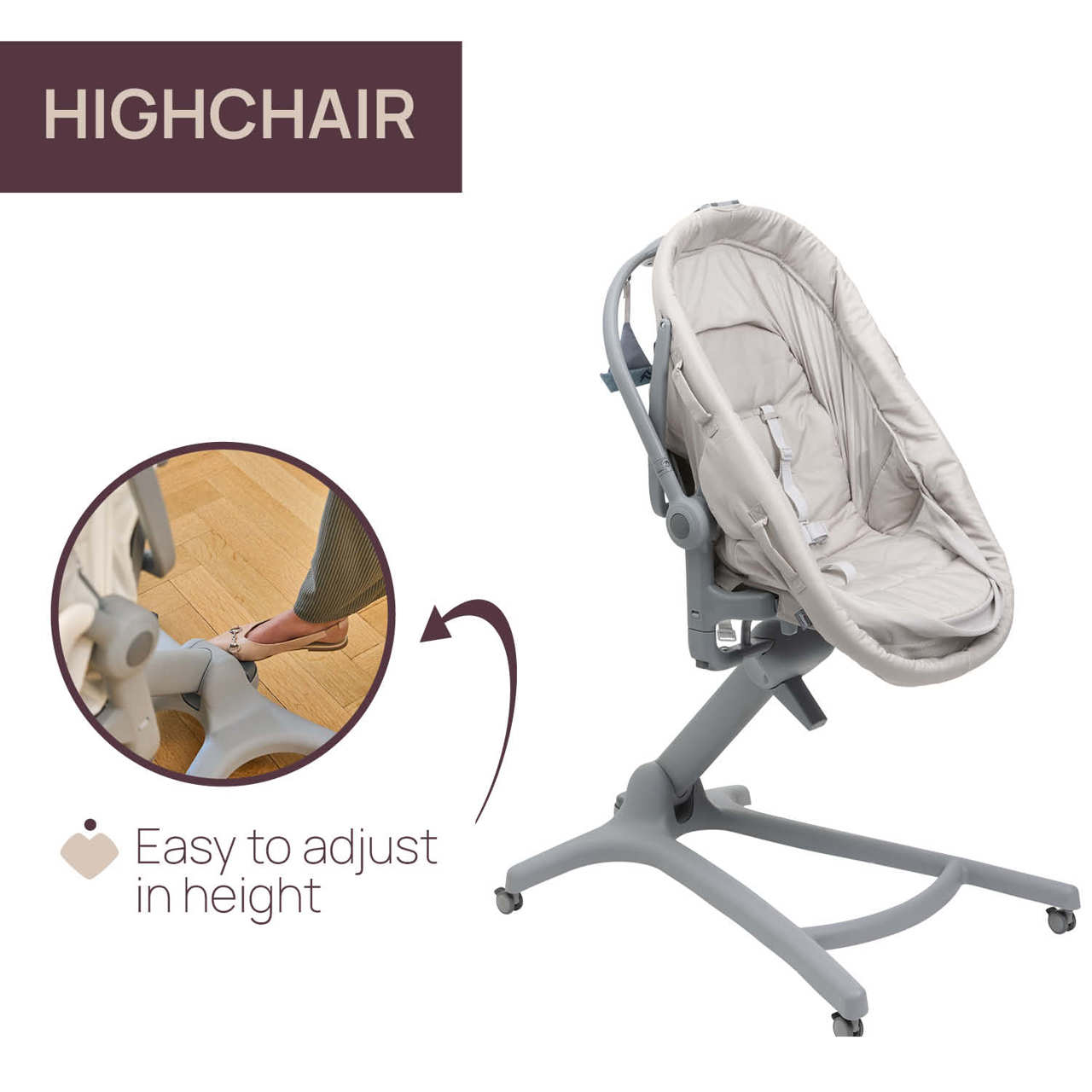 Cosulet multifunctional 5 in 1 Chicco Baby Hug Pro, Beige Latte, 0luni+