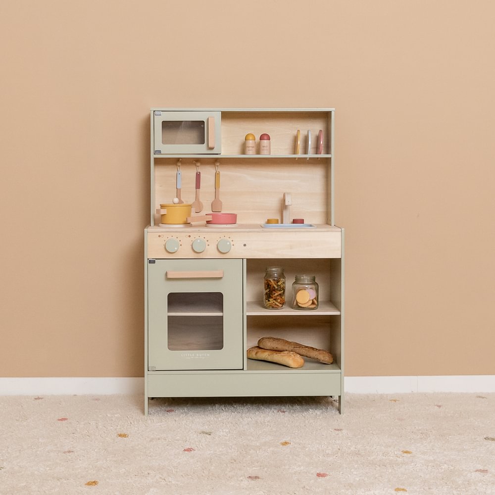 Bucatarie din lemn FSC - mint - Little Dutch LD7088