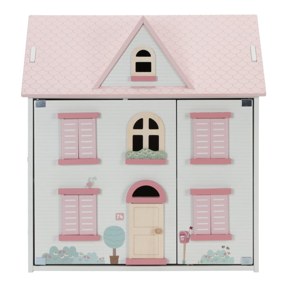 Casuta de papusi cu mobilier din lemn FSC - Little Dutch LD7117