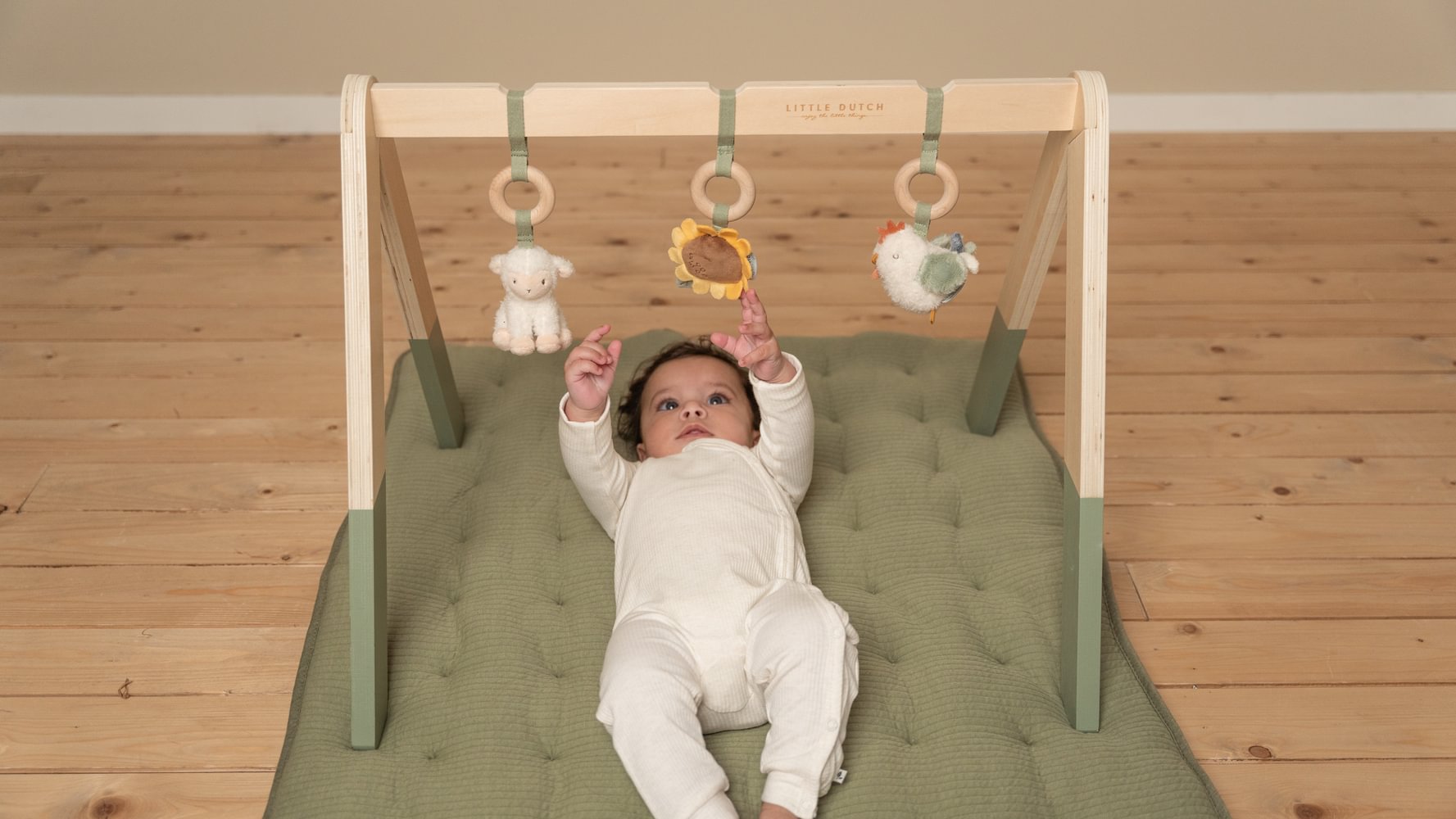 Centru de activitati pentru bebelusi - Baby Gym - colectia Little Farm - Little Dutch