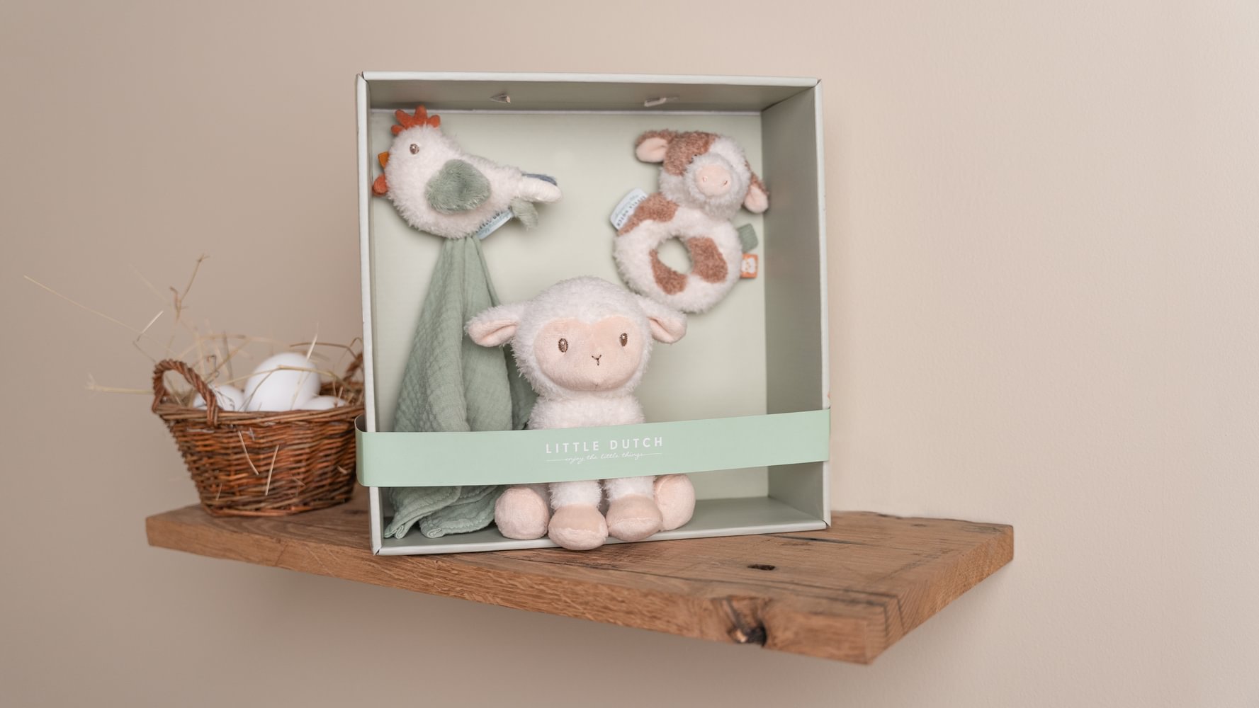 Cutie cadou pentru bebelusi - Little Farm - Little Dutch LD8815