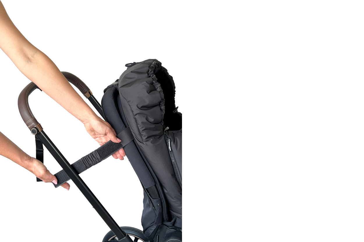 Husa carucior Combi PRIME soft black, Cottonmoose