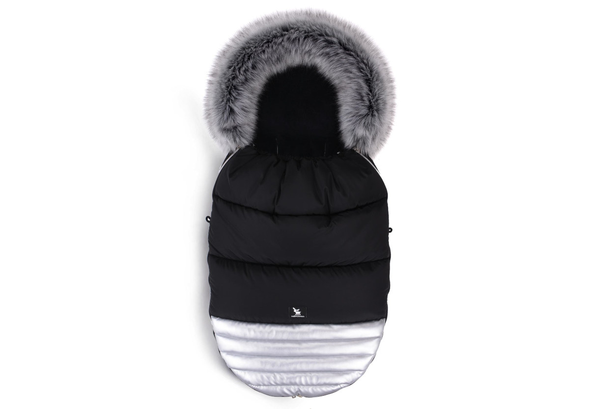 Husa carucior Moose Shine Silver, Cottonmoose