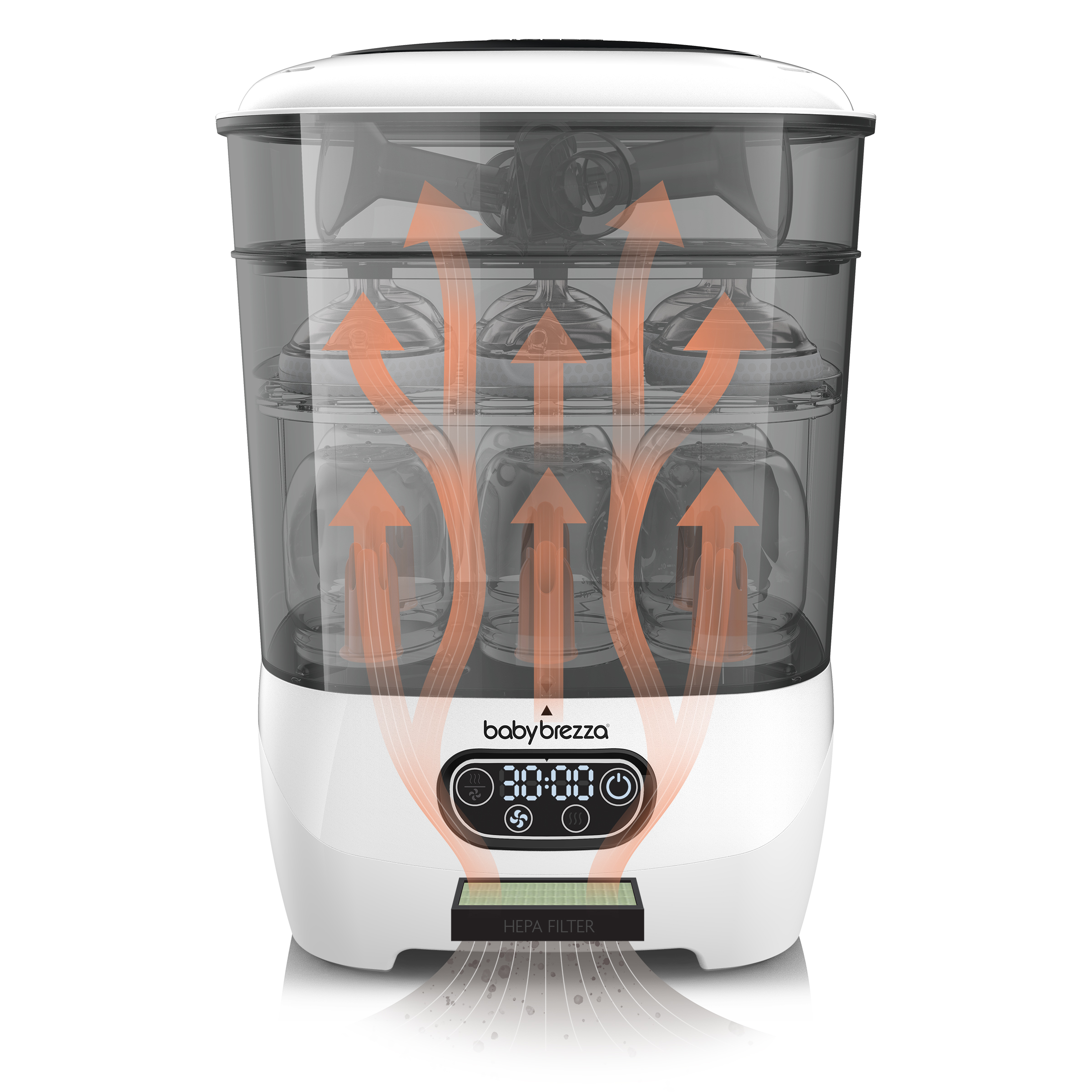 Sterilizator si uscator biberoane avansat Babybrezza
