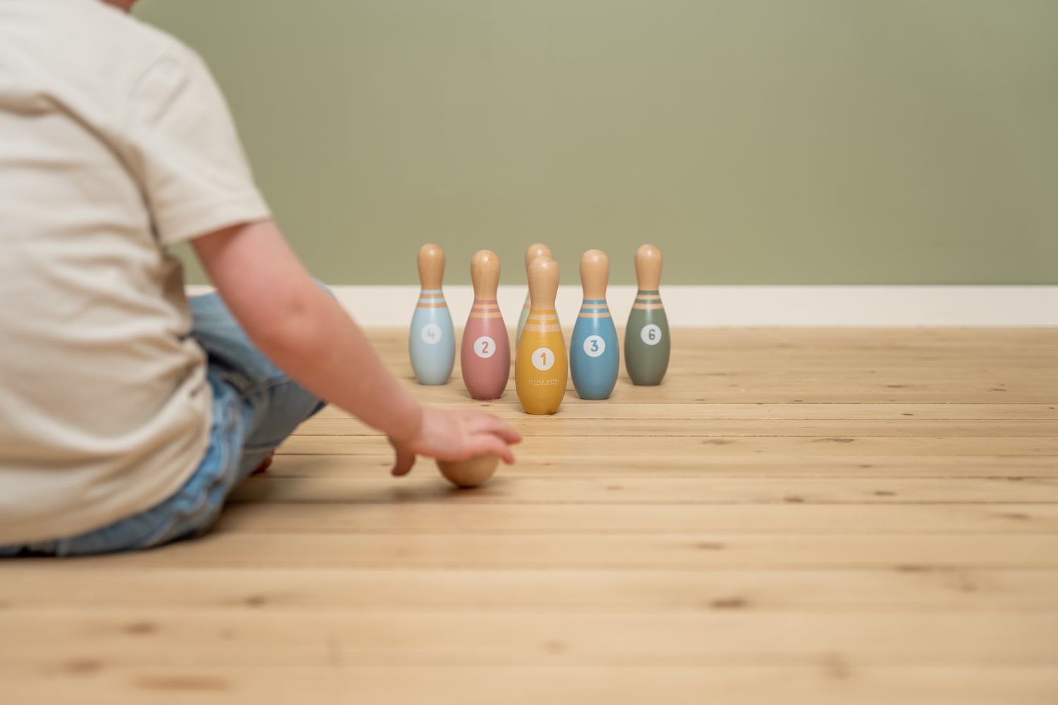 Joc de bowling din lemn FSC - Little Dutch 