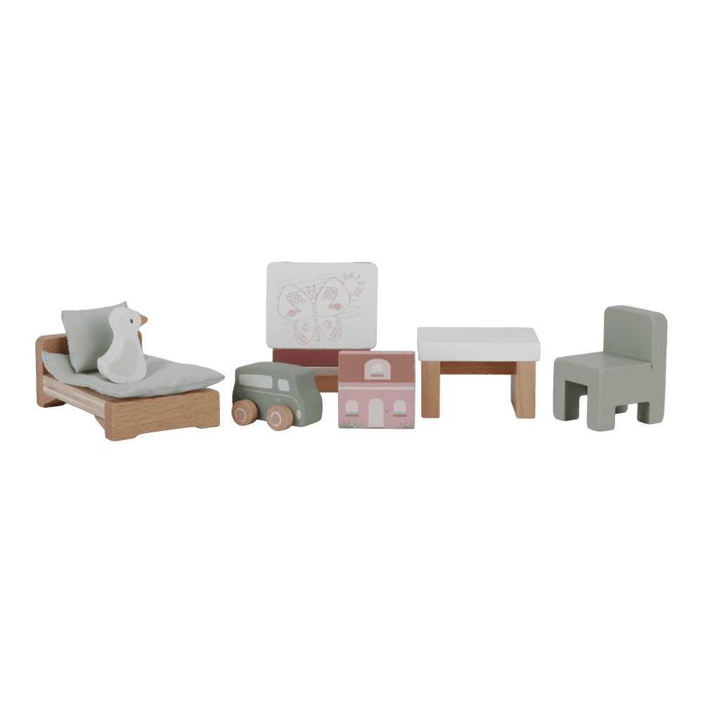 Accesorii din lemn FSC pentru casute de papusi - Extensie mobilier camera copilului - Little Dutch 