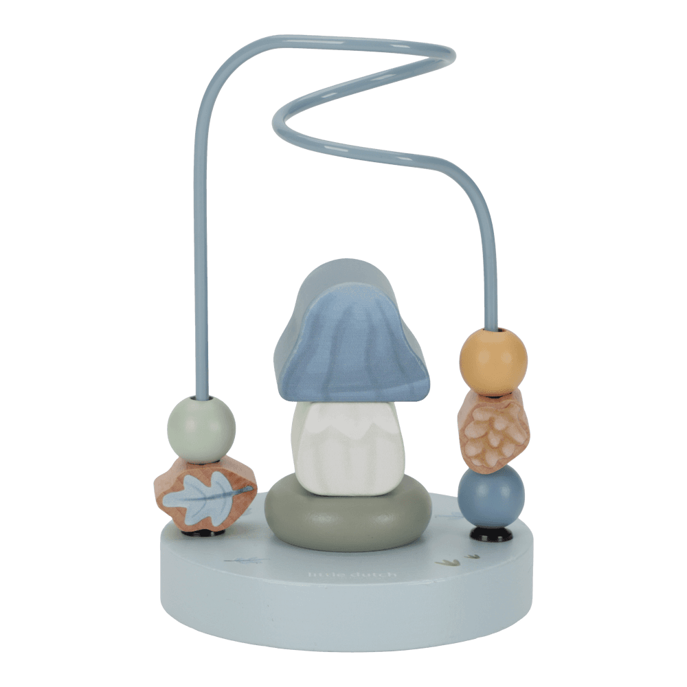 Jucarie din lemn FSC - Spirala cu Activitati - Forest Friends - Little Dutch 
