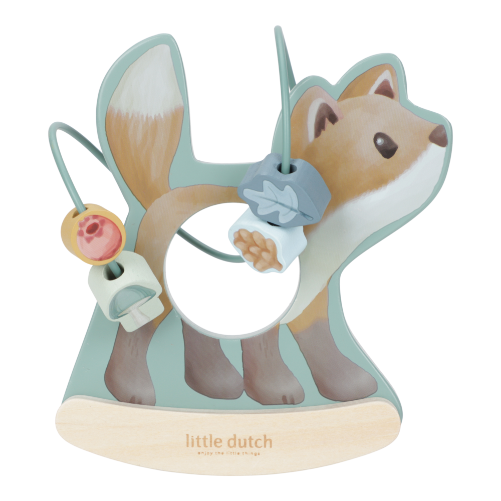 Jucarie din lemn FSC - Vulpe - Forest Friends - Little Dutch 